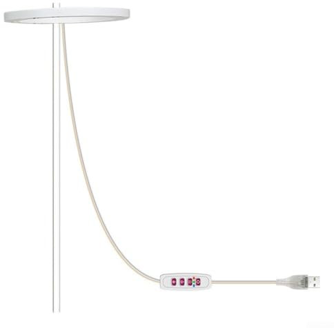 Spettro completo della luce della pianta dell'interno dimmerabile remoto intelligente per la crescita ottimale con la lampada ad anello (1)