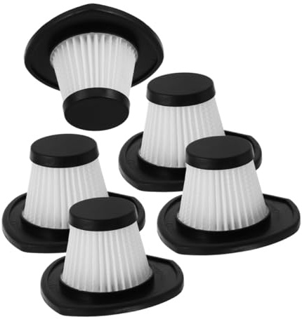 Gatuida 5 piezas Filtro Reutilizable para Aspiradora Inalámbrica Portátil de Unidades Compatible con Aspiradoras de Coche y Domésticas Alta Eficiencia y Fácil Reemplazo para Limpieza