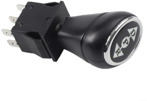 Interrupteur avant et arrière avec joystick pour voitures électriques pour enfants, interrupteur à bascule 6 V/12 V, bouton poussoir avec connexion rapide, réinitialisation automatique, noir, 1 pièce