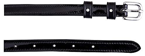 BR Sporenriemen Lackleder m/2 Swarovski Crystals