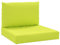 vidaXL Palettenkissen 2-TLG., Palettenauflage für Europaletten, Palettenpolster Palettensofa Outdoor Indoor, Sitzkissen Rückenkissen, Hellgrün Oxford-Gewebe