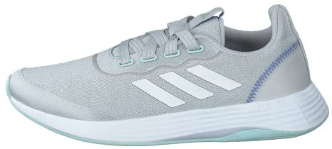 adidas Damen Qt Racer Sport Straßen-Laufschuh, Grey Cloud White Halo Mint, 39 1/3 EU