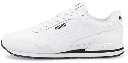 PUMA St Runner V3 L, Unisex-Sneaker – Erwachsene, Puma White Puma White Puma Black, 40,5 EU