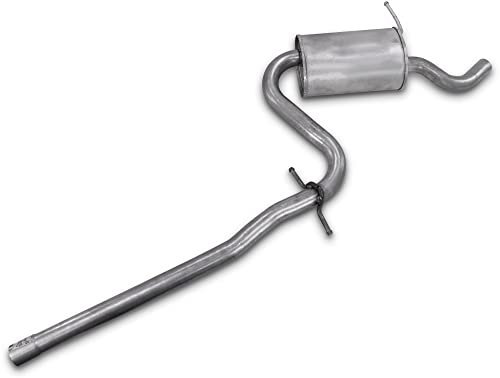 BESTPRICE 1x Mittelschalldämpfer Kompatibel mit SKODA OCTAVIA 2 (1Z3), OCTAVIA 2 Kombi (1Z5), VW GOLF 5 Variant (1K5), GOLF 6 Variant (AJ5), JETTA III (1K2)