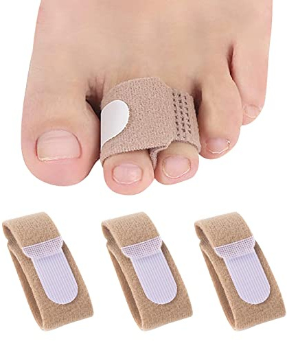 AYNKH Finger Buddy Lot de 3 bandes de protection rembourrées en tissu pour orteils et articulations coincées