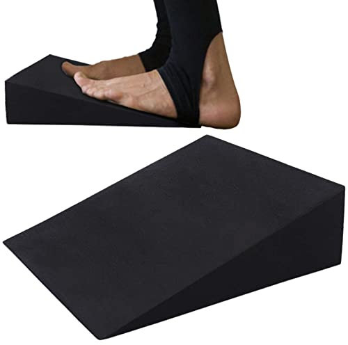 Wadendehner 1 Paar Squat Wedge Block Schaumstoff Schrägbrett Für Kniebeugen Schrägbrett Für Kniebeugen Anti-Rutsch Erhöhter Kniebeugenkeil Für Beinstrecker, Yoga