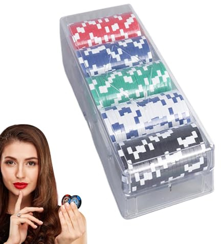 Pokerchips set för Texas Holdem – säkra pokerchips pokerset, pokerchips | set med aluminiumfodral för Texas Hold'em Blackjack Card Club