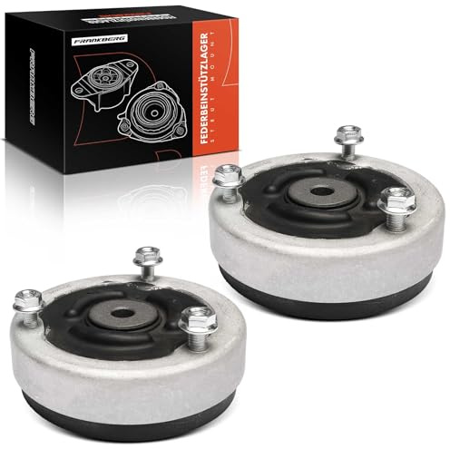 Frankberg 2x Cuscinetto a cupola Cuscinetto di supporto ammortizzatore Posteriore Compatibile con Serie 5 E60 Serie 7 E65 E66 E67 Serie 6 E63 Replace# 33526779611