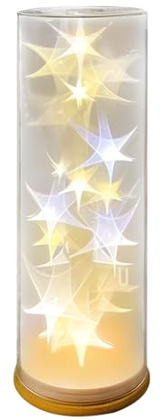 demaxiyad Lampe De Bureau En Forme D'Étoile, Lumière D'Ambiance Moderne En Forme D'Étoile, Lampe De Table De Chevet, Pour Chambre De Bébé Chambre D Dortoir Bureau Méditation Dîner Romantique Soirée