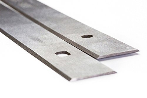 Holz-Her - Cuchillas para cepillo de carpintero (12 unidades, 300 x 19 x 1 mm)