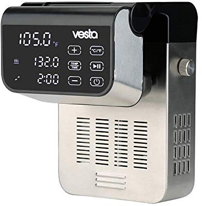 Sous Vide Precision Cooker by Vesta Precision - Imersa Expert | Powerful Pump Design | Accurate, Stable Temperature Control | Wi-Fi App Control | Touch Panel | 50 Liters | 1500 Watts