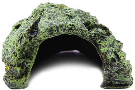 Rettile nascondiglio Habitat, rettile box riparo terrario nascondigli grotte per tartaruga acquario terrario decorazione ornamento(Piccolo)