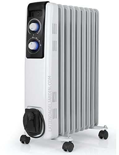 Ölheizkörper, 9 Heizkörper, hohe thermische Trägheit, maximale Leistung 2000 W, 3 Heizleistung: 800 W-1200 W-2000 W.
