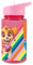 PAW PATROL PAW PATROL P:os 29232049 PAW Patrol - Trinkflasche für Mädchen, transparente Flasche mit integriertem Strohhalm zum Hochklappen, ca. 450 ml, aus Kunststoff, bpa- und phthalatfrei