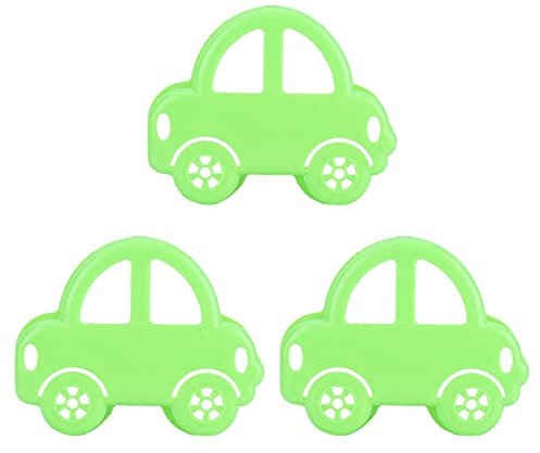 Cortador de sándwiches con forma de coche, 3 uds., cortadores de galletas de grado alimenticio, molde para galletas, molde para galletas para niños