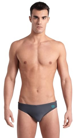 Arena Santamarias R Costume da Bagno Uomo, Costume Slip Uomo Mare e Piscina in Tessuto Foderato Maxfit Eco Resistente al Cloro e al Sale, Protezione UV 50+