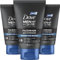 Dove Men+Care Gesichtsreiniger Hydration Boost - Hautpflege Männer - schützt, reduziert Hautglanz & minimiert Poren, ohne zu fetten, 3x100ml