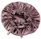 MYAYD 100% Mulberry Silk Bonnet for Women Hair Care, Double-Layer Silk Shower Cap, Sleep Shower Caps Night Sleep Hat for All Hair Lengths Women Curly Natural Hair Head Cover (Pink)