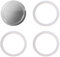 Gasket for 9 Cup Coffee Maker Replacement Parts Gasket Includes 1 Filter and 3 Silicone Gasket Seals Silicone Rings Moka Pot Accessories