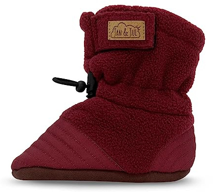 JAN & JUL Baby Boys & Girls Slippers Warm with Flexible Soft Sole (Bear, Medium Toddler)