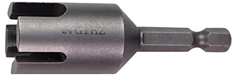 ZHIDA Flügelmutter-Schraubendreher-Bit, Ösenschrauber-Bit, Haken-Schraubendreher, 1 Stück, Grau, H1/4x62xD20 win