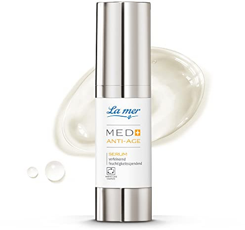 La mer MED+ Anti-Age Serum - Anti-Age Serum für empfindliche Haut - Verfeinernd und feuchtigkeitsspendend - Sorgt für einen gleichmäßigen Hautton - Vitalisiert müde Gesichtszüge - 30 ml