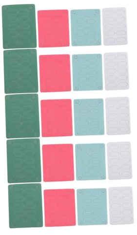 FRCOLOR 20hojas Herramientas De Manicura Limas De Uñas Lija Codificado Por Colores Para Pulir Uñas Salones o Hogar