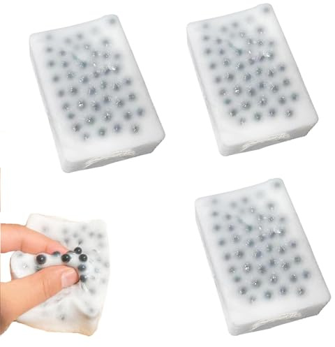 3 PCS Pimple Popping Sensory Tool, Stress Relief Accessory for Adults, Soft Handheld Relaxation Supply for Office & Travel