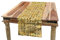 ABAKUHAUS ägyptisch Tischläufer, Bunte Papyrus, Esszimmer Küche Rechteckiger Dekorativer Tischläufer, 40 x 180 cm, Braun Beige