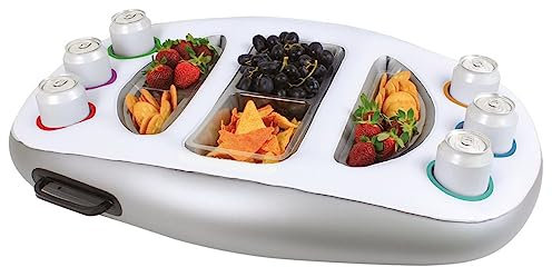 LIFE - Bar Gonflable Blanc de Luxe pour Spa