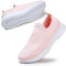 STQ Zapatillas Mujer Caminar Sin Cordones Sneakers Malla Transpirable y Non Slip Ligero Tenis Zapatos Caminar Fitness Atlético Sneakers Rosa 37 EU