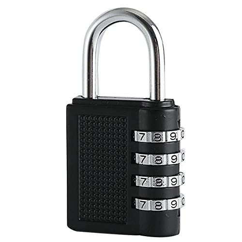 YANGWEN Combination Padlocks, 4-Digit Heavy Duty Combination Padlock for School Gym Sports Locker, Storage Case