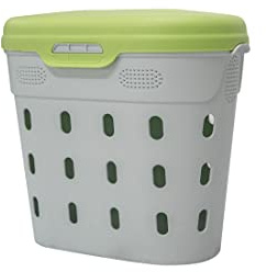 Vego Garden In-Ground Worm Composter Outdoor Farm Compost Bin 8 Gallons BPA-Free Composting System for Raised Garden Beds, Lime