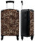 NoBoringSuitcases.com® Handgepäck, Hartschalenkoffer mit TSA Schloss, Trolley, Reisekoffer, Carry on, Rollkoffer, Klein oder Mittelgroß Braun