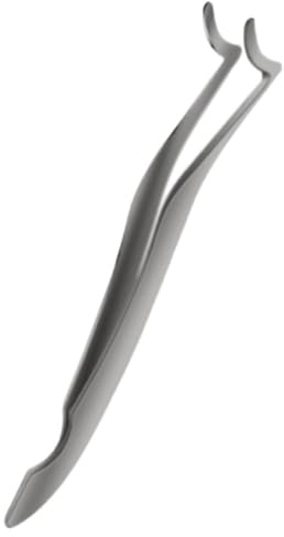 MAGICLULU piegaciglia piegaciglia sopracciglia mascara per ciglia strumento separatore di ciglia pinzette per ciglia portaciglia utile applicatore per ciglia pinzetta per ciglia ergonomica