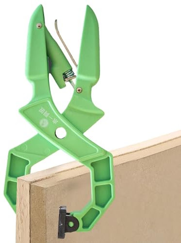 Pinzas de carpintería, pinzas de resorte para trabajar la madera, fuerza de sujeción duradera. Nylon reforzado para mayor durabilidad, muelle resistente, pinzas de metal para manualidades, apertura de