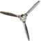 invicta INTERIOR Flugzeug Propeller SCREW III 60cm silber Wanddekoration hochwertige Metall-Aluminium Legierung
