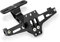 MZ-STORE Universal CNC Aluminium Motorrad Hintere Kennzeichenhalter Nummernschildhalter mit Rücklicht für Z650 Z750 Z800 Z1000 Z900 Z300 Z250 (Schwarz)