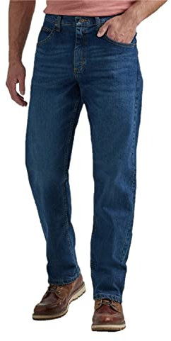 Wrangler Authentics Herren Klassische 5-Pocket Relaxed Fit Jeans, Flex Dunkel, 52W / 32L