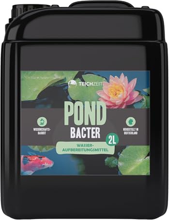 NatureHolic Dammtid Pond Bacter I Bakterier Preparat I Stöder filteraktiviteter I Eliminerar föroreningar I Minskar stress I 2 L