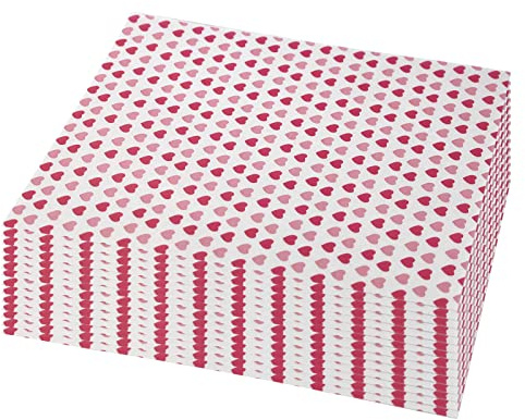 SZCXDKJ 50 Sheets 21.5×25cm Food Grade Wrap Paper - Waterproof Wax Sheets for Wrapping and Lining Baskets, Sandwiches, Sweets, Cakes and Cheese