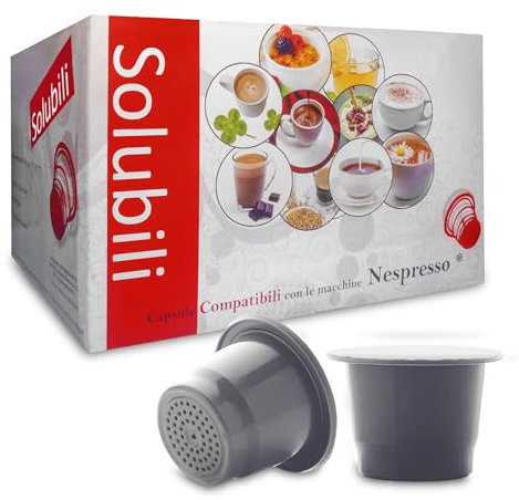 Coffisano 80 Capsule di Caffè al Ginseng compatibili con Nespresso per Macchine Espresso Solubili Italiano Monodose Gusto Made in Italy Aroma