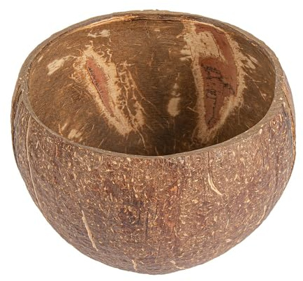 5 stycken - skålar 200 ml Ø9 x 6 cm naturlig kokosnöt