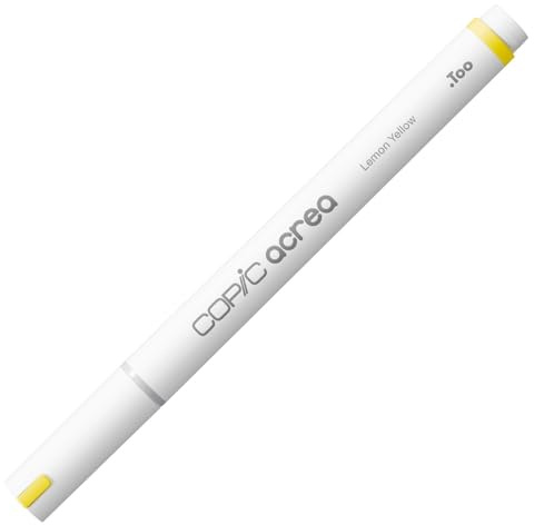 Copic acrea 010 Lemon Yellow Paint Marker with Water and Pigment-Based Ink, Line Width 0.8-1.2 mm