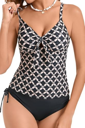 Viloree - Bikini de dos piezas con efecto push up y tiras ajustables para mujer, XXL