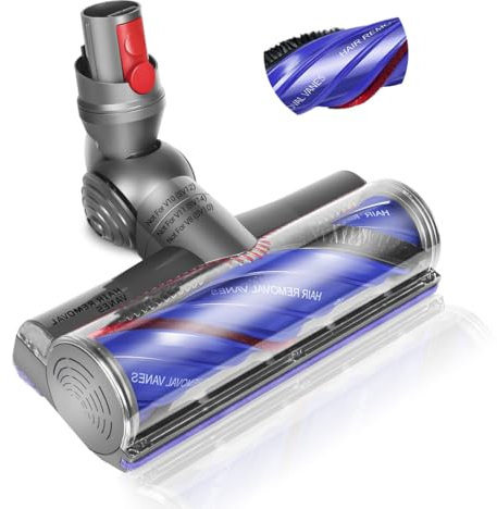 Shepanyi Anti-Tangle-Staubsauger Bodenbürste Zubehör Kompatibel für Dyson V12 Detect Slim, Bürste Ersatzteile für Vielseitige Reinigung, Geeignet für Hartholzböden und Teppiche