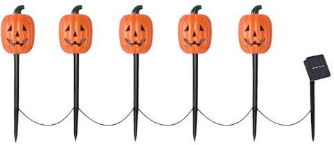 Halween Lantern Stakes - Percorso illuminato, cortile luminoso | Illuminazione del percorso della zucca all'aperto per eventi di decorazione per alberi da del decorazione per la notte d