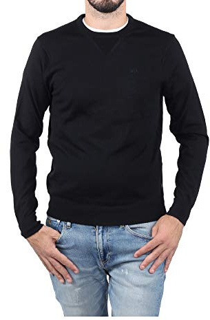 Armani Exchange 8nzm3a Felpa da Uomo, Nero (Black 1200), M