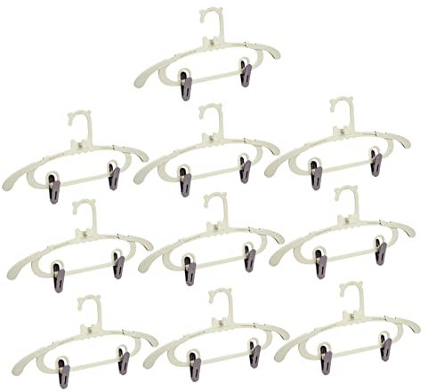 YARNOW Faltbare Kleiderbügel Für Junge Mädchen Ausziehbar Aus Hochwertigem Kunststoff Platzsparend Für Babykleider Als Accessoire Für Kinderzimmer