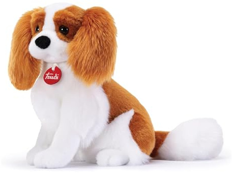 Trudi Cavalier King Marley Jouet en Peluche, Cadeau Noël et Anniversaire | 16 x 27 x 30 cm Taille M | Chien en Peluche Classique | Modèle 22335